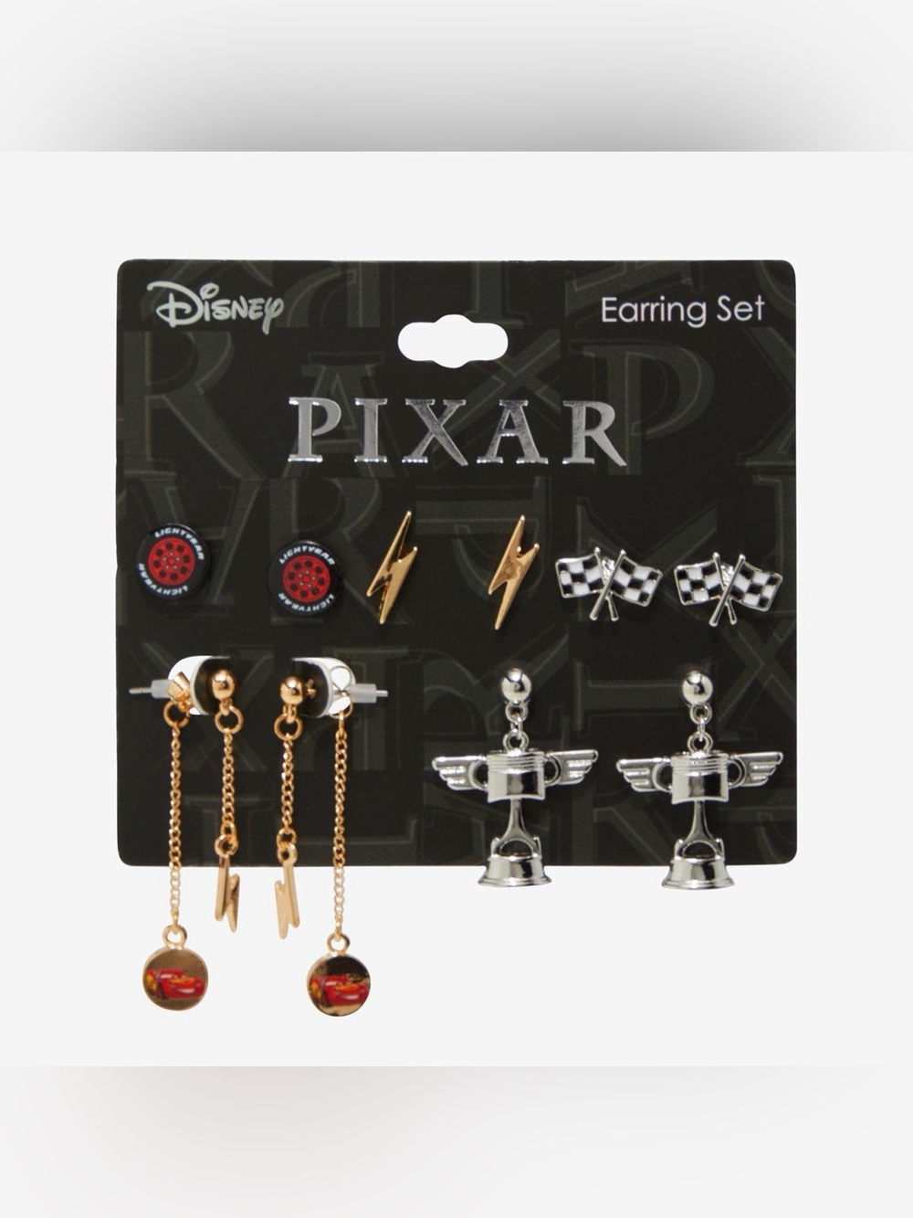 NWT Neon Tuesday Disney/Cars Lighting McQueen earring set